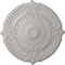 Ekena Millwork Attica Ceiling Medallion (Fits Canopies up to 3 3/4"), 39 1/2"OD x 2 1/2"P, Ultra Pure White CM39ATUWF - alternate 1
